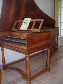 clavecin franco-flamand XVII�me 2 claviers