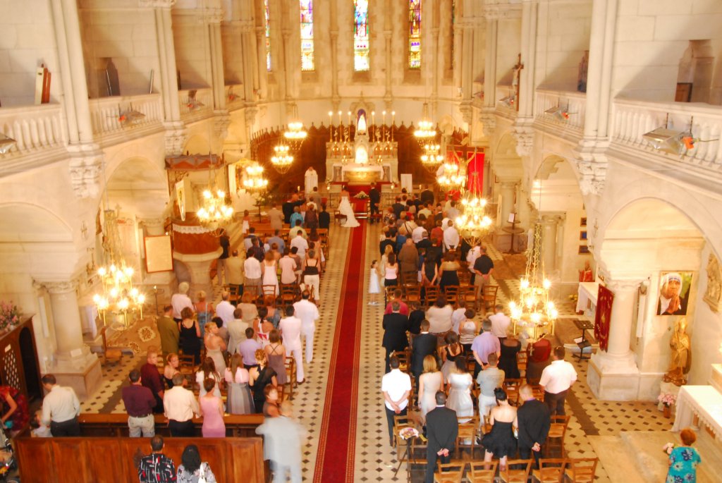 mariage � ll'Eglise de Rians