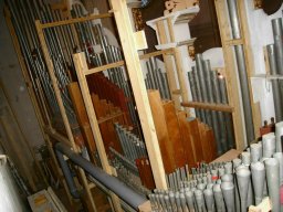 int�rieur de l'orgue